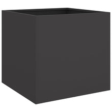 Plantenbak 42x40x39 cm koudgewalst staal zwart 1 42 x 40 x 39 cm Zwart