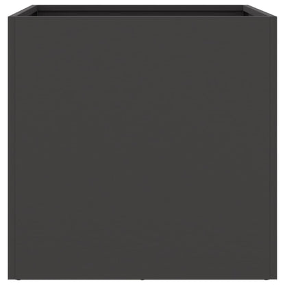 Plantenbak 42x40x39 cm koudgewalst staal zwart 1 42 x 40 x 39 cm Zwart