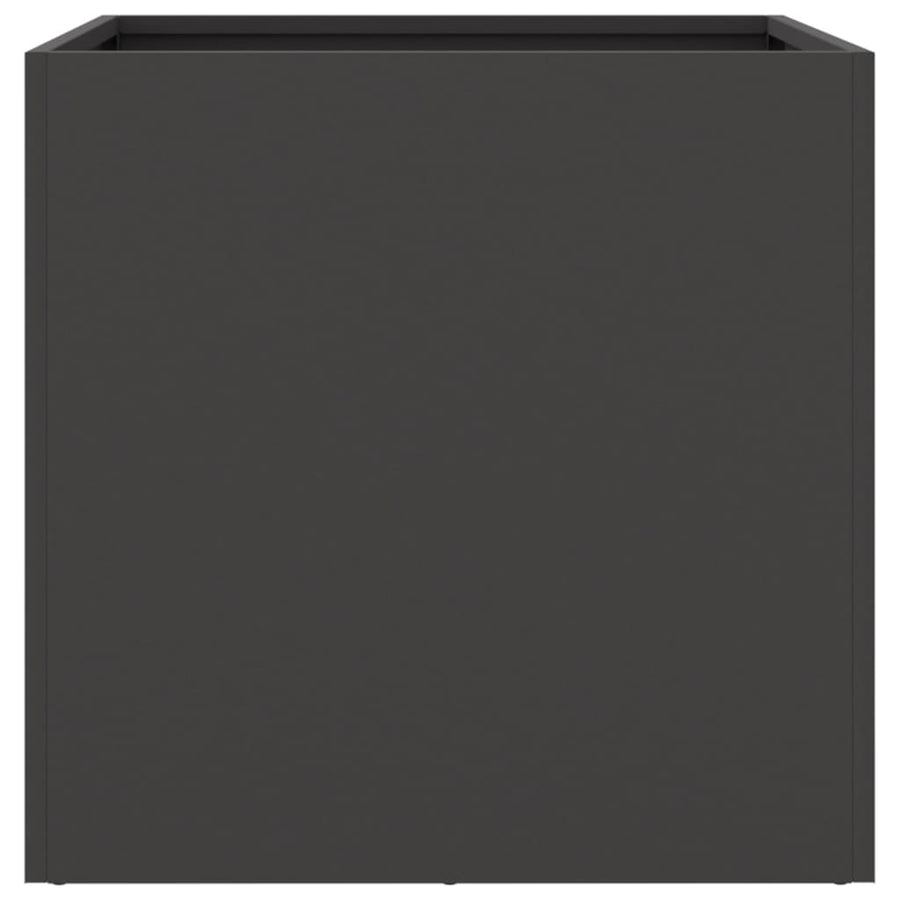 Plantenbak 42x40x39 cm koudgewalst staal zwart 1 42 x 40 x 39 cm Zwart