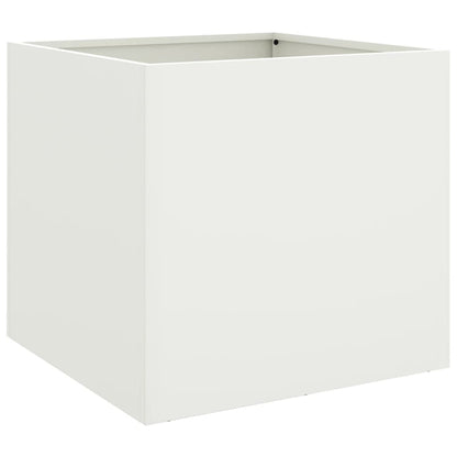 Plantenbak 42x40x39 cm koudgewalst staal wit 1 42 x 40 x 39 cm Wit