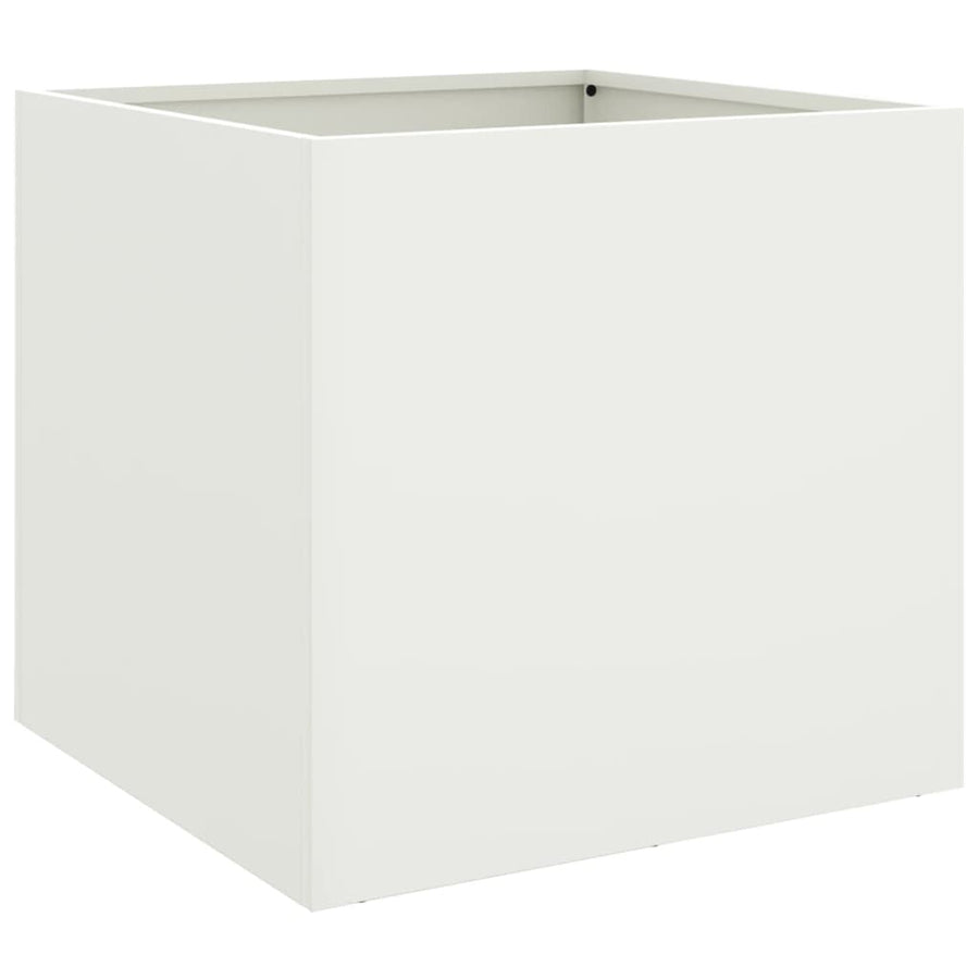 Plantenbak 42x40x39 cm koudgewalst staal wit 1 42 x 40 x 39 cm Wit