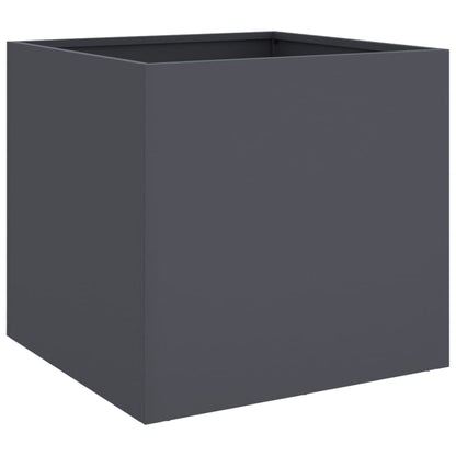 Plantenbak 42x40x39 cm koudgewalst staal antraciet 1 42 x 40 x 39 cm Antraciet