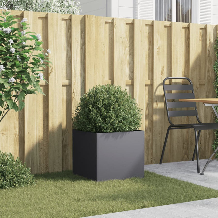 Plantenbak 42x40x39 cm koudgewalst staal antraciet 1 42 x 40 x 39 cm Antraciet