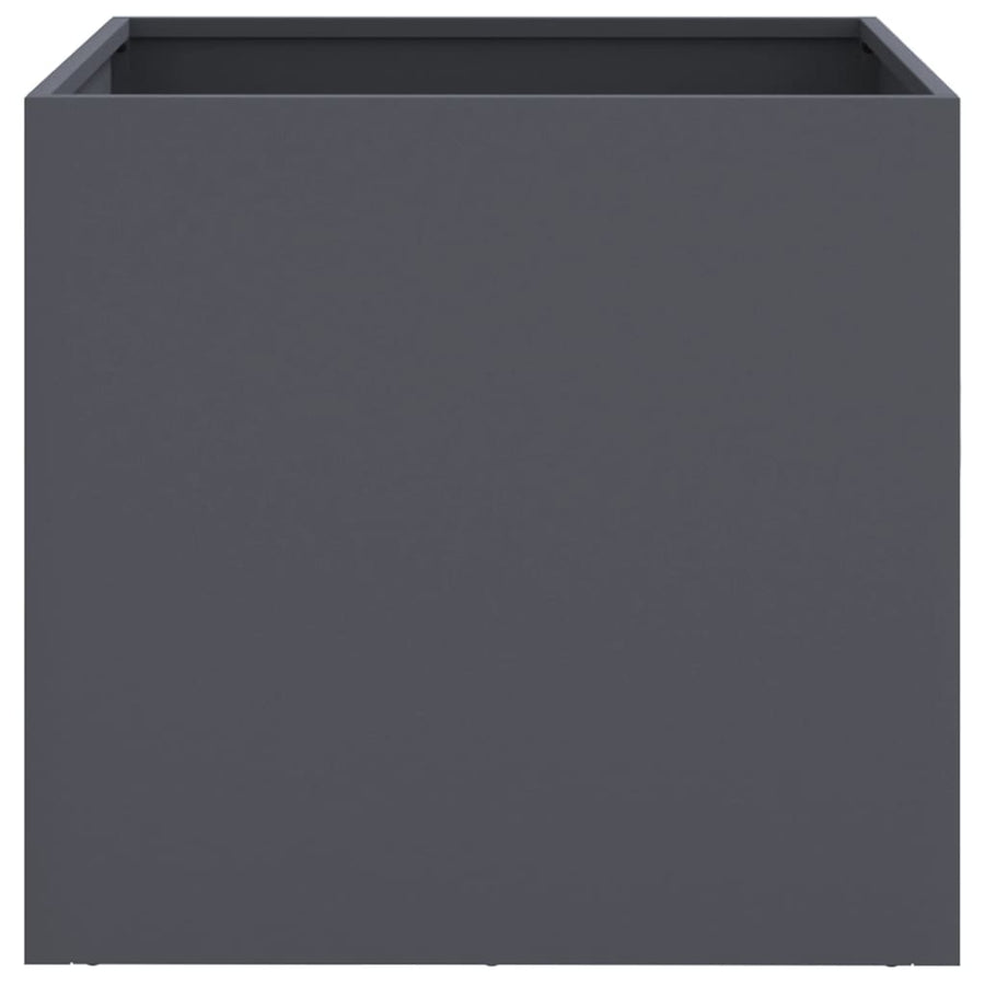 Plantenbak 42x40x39 cm koudgewalst staal antraciet 1 42 x 40 x 39 cm Antraciet