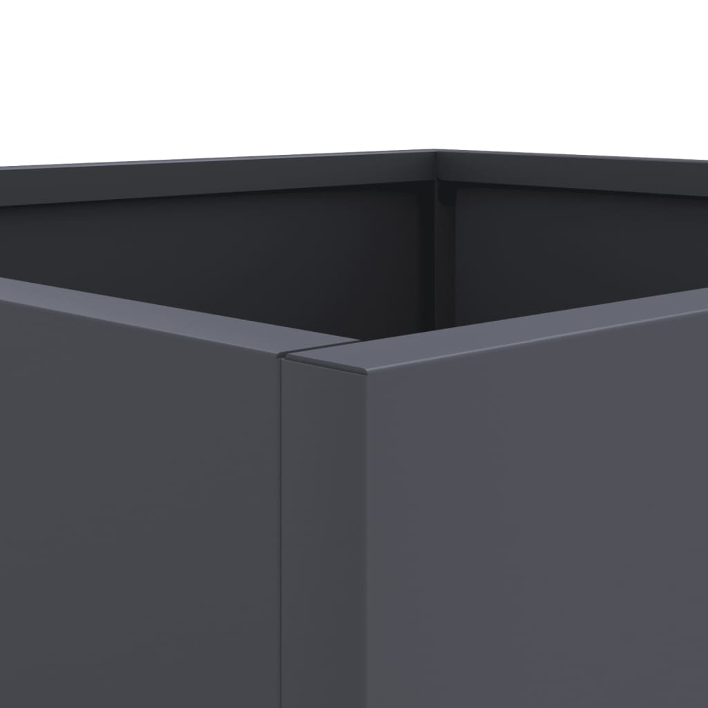 Plantenbak 42x40x39 cm koudgewalst staal antraciet 1 42 x 40 x 39 cm Antraciet