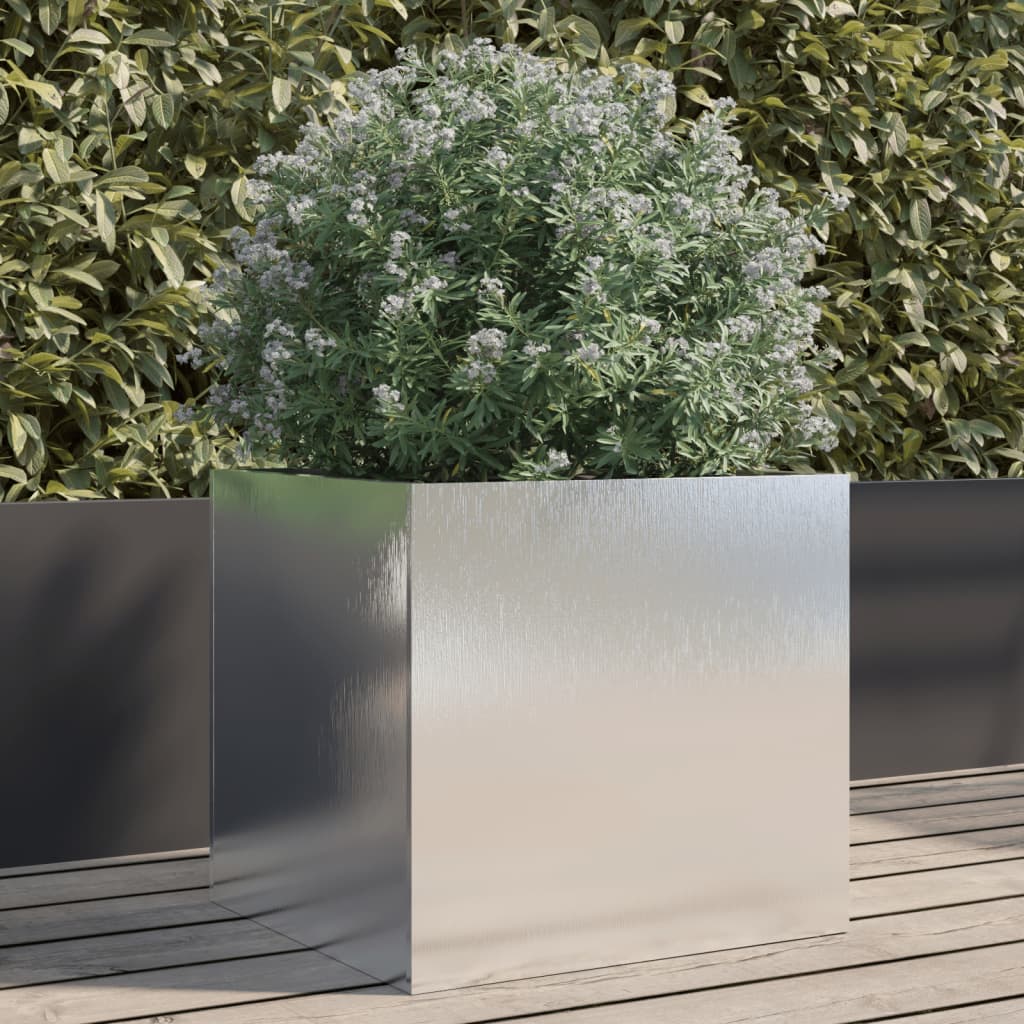 Plantenbak Roestvrij Staal Zilverkleurig 1