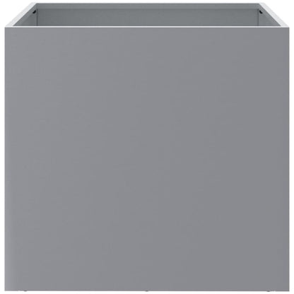 Plantenbak 42x40x39 cm gegalvaniseerd staal zilverkleurig 1 42 x 40 x 39 cm Zilvergrijs