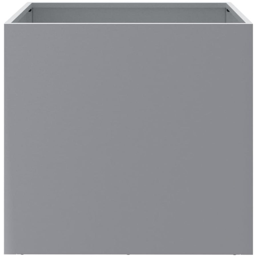 Plantenbak 42x40x39 cm gegalvaniseerd staal zilverkleurig 1 42 x 40 x 39 cm Zilvergrijs