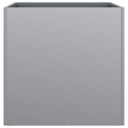 Plantenbakken 2 st 42x40x39 cm gegalvaniseerd staal zilverkleur 2 42 x 40 x 39 cm Zilvergrijs