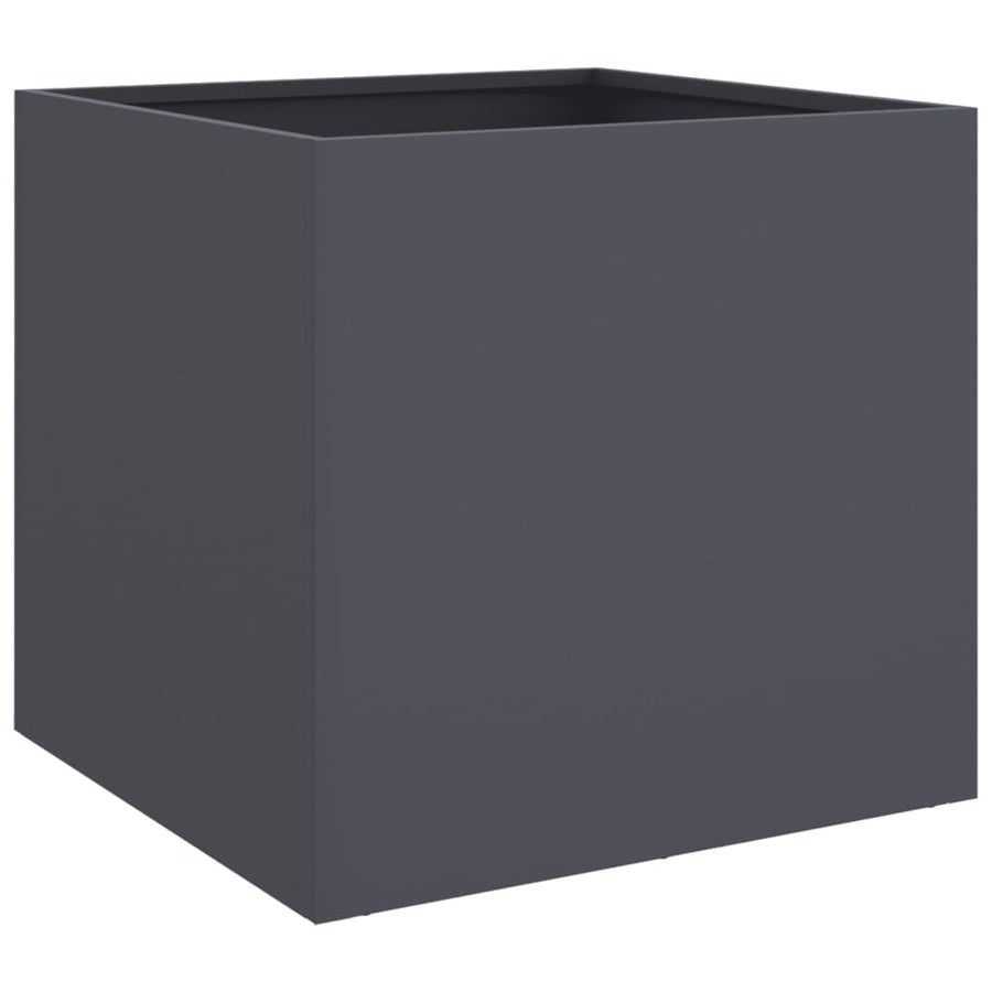 Plantenbak 49x47x46 cm koudgewalst staal antracietkleurig 1 49 x 47 x 46 cm Antraciet