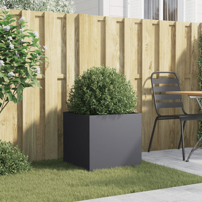 Plantenbak 49x47x46 cm koudgewalst staal antracietkleurig 1 49 x 47 x 46 cm Antraciet