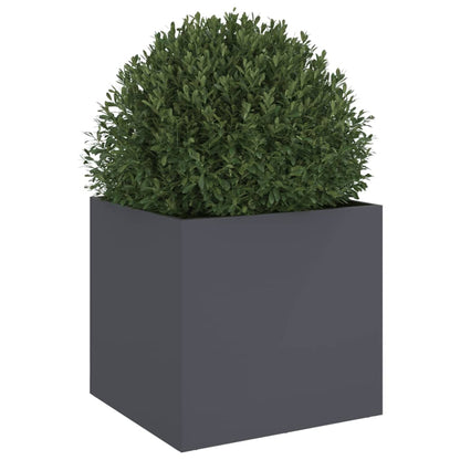 Plantenbak 49x47x46 cm koudgewalst staal antracietkleurig 1 49 x 47 x 46 cm Antraciet
