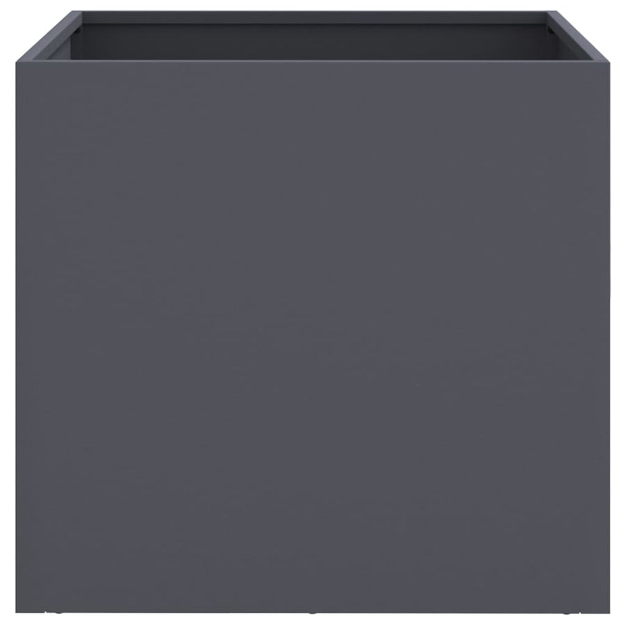 Plantenbak 49x47x46 cm koudgewalst staal antracietkleurig 1 49 x 47 x 46 cm Antraciet