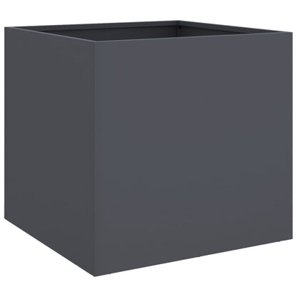 Plantenbak 49x47x46 cm koudgewalst staal antracietkleurig 1 49 x 47 x 46 cm Antraciet