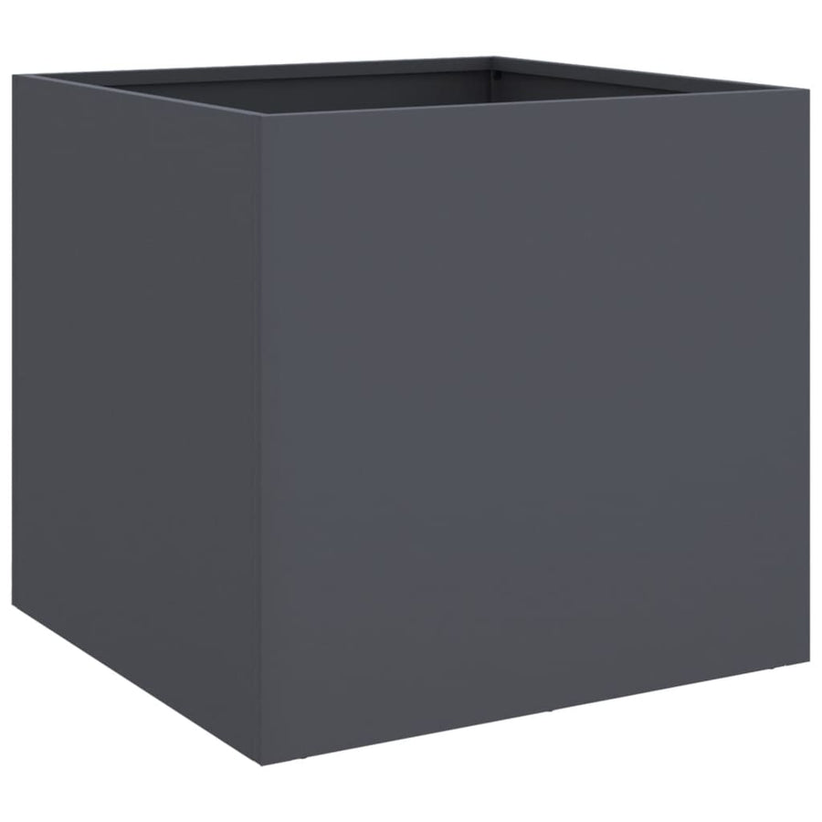 Plantenbak 49x47x46 cm koudgewalst staal antracietkleurig 1 49 x 47 x 46 cm Antraciet