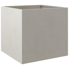 Plantenbak 49x47x46 cm roestvrij staal zilverkleurig 1 49 x 47 x 46 cm Zilver