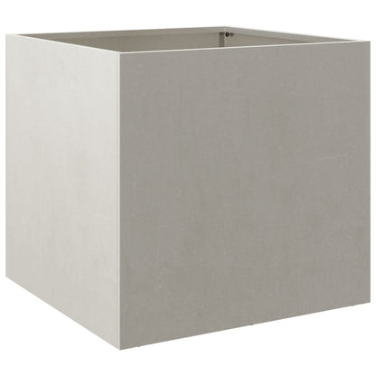 Plantenbak 49x47x46 cm roestvrij staal zilverkleurig 1 49 x 47 x 46 cm Zilver