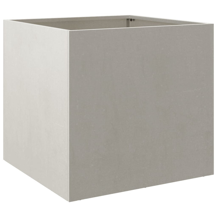 Plantenbak 49x47x46 cm roestvrij staal zilverkleurig 1 49 x 47 x 46 cm Zilver