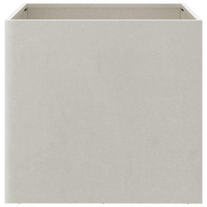 Plantenbak 49x47x46 cm roestvrij staal zilverkleurig 1 49 x 47 x 46 cm Zilver