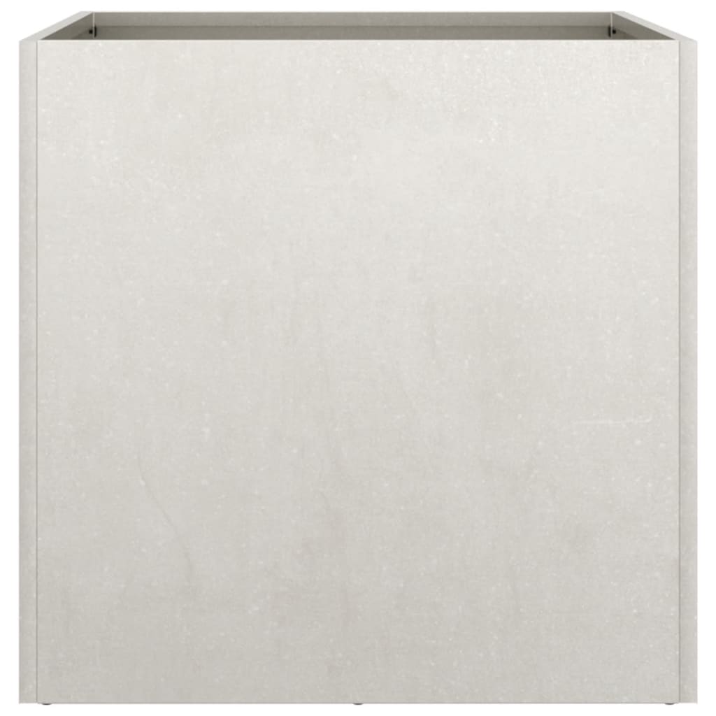 Plantenbak 49x47x46 cm roestvrij staal zilverkleurig 1 49 x 47 x 46 cm Zilver