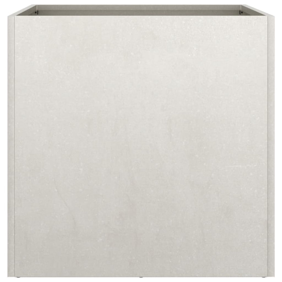 Plantenbak 49x47x46 cm roestvrij staal zilverkleurig 1 49 x 47 x 46 cm Zilver