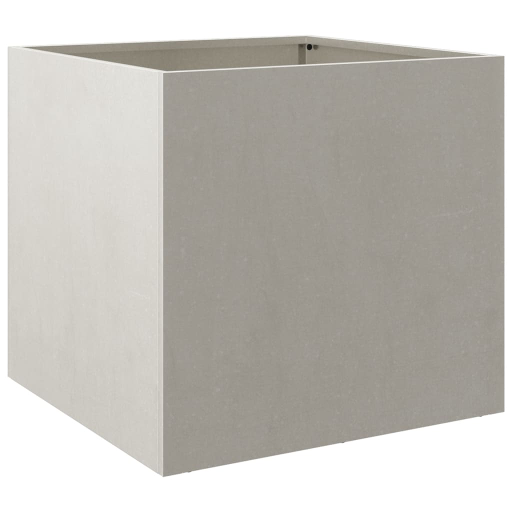 Plantenbak 49x47x46 cm roestvrij staal zilverkleurig 1 49 x 47 x 46 cm Zilver