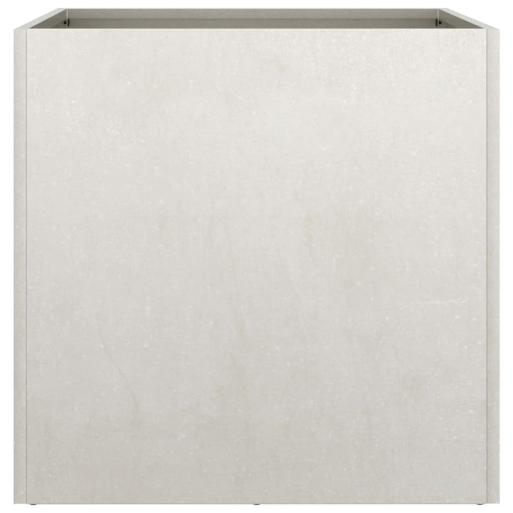 Plantenbakken 2 st 49x47x46 cm roestvrij staal zilverkleurig 2 49 x 47 x 46 cm Zilver