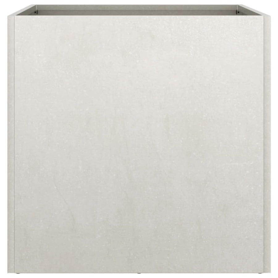 Plantenbakken 2 st 49x47x46 cm roestvrij staal zilverkleurig 2 49 x 47 x 46 cm Zilver