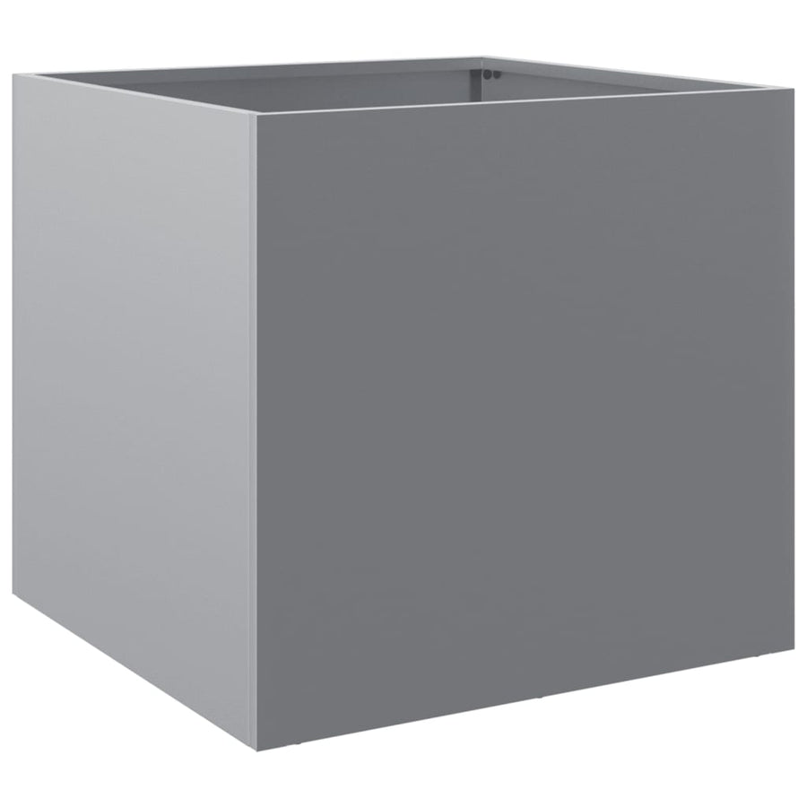 Plantenbak 49x47x46 cm gegalvaniseerd staal zilverkleurig 1 49 x 47 x 46 cm Zilvergrijs