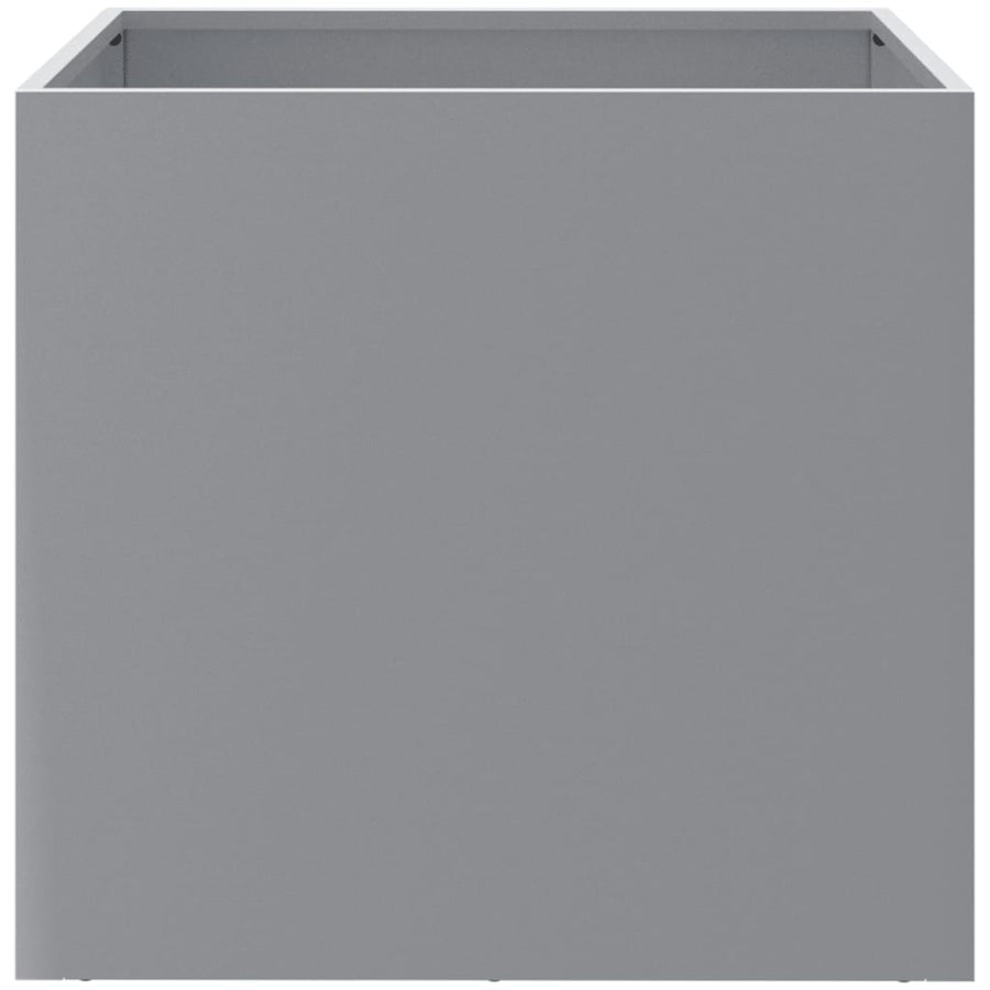 Plantenbak 49x47x46 cm gegalvaniseerd staal zilverkleurig 1 49 x 47 x 46 cm Zilvergrijs