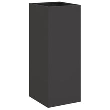 Plantenbak 32x27,5x75 cm koudgewalst staal zwart 1 32 x 27.5 x 75 cm Zwart