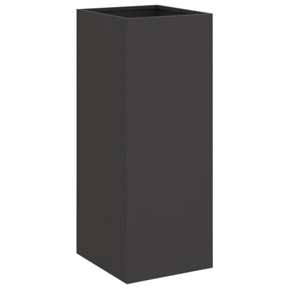 Plantenbak 32x27,5x75 cm koudgewalst staal zwart 1 32 x 27.5 x 75 cm Zwart