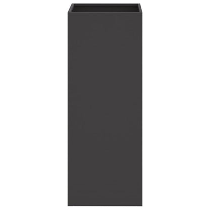 Plantenbak 32x27,5x75 cm koudgewalst staal zwart 1 32 x 27.5 x 75 cm Zwart