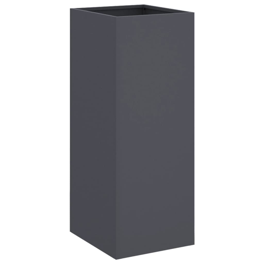 Plantenbak 32x27,5x75 cm koudgewalst staal antracietkleurig 1 32 x 27.5 x 75 cm Antraciet