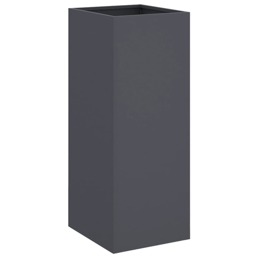 Plantenbak 32x27,5x75 cm koudgewalst staal antracietkleurig 1 32 x 27.5 x 75 cm Antraciet
