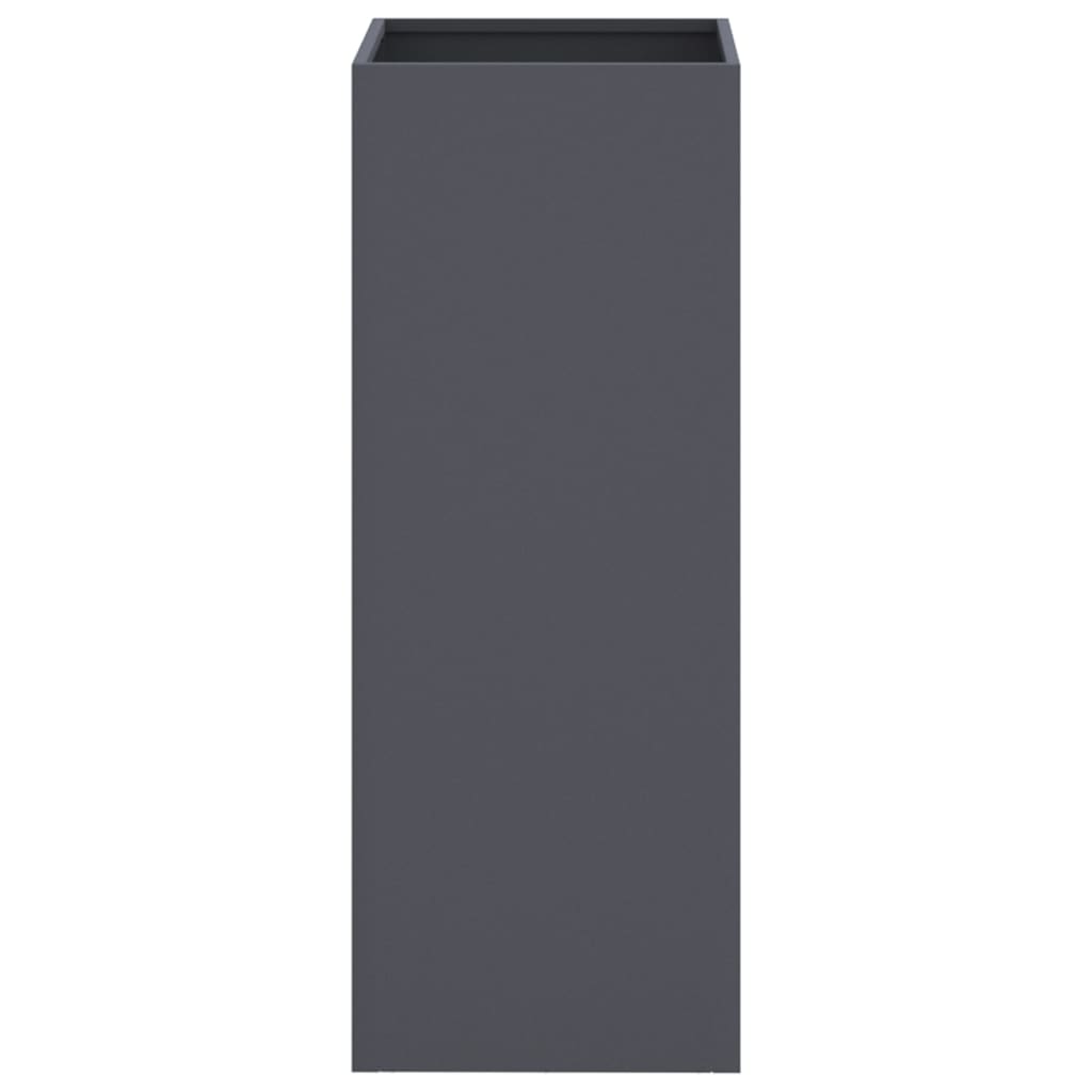 Plantenbak 32x27,5x75 cm koudgewalst staal antracietkleurig 1 32 x 27.5 x 75 cm Antraciet