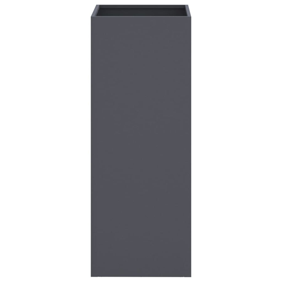 Plantenbak 32x27,5x75 cm koudgewalst staal antracietkleurig 1 32 x 27.5 x 75 cm Antraciet