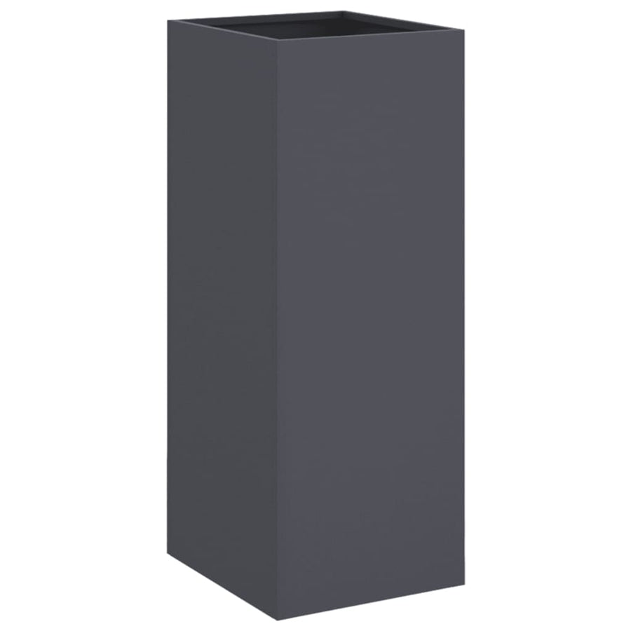 Plantenbak 32x27,5x75 cm koudgewalst staal antracietkleurig 1 32 x 27.5 x 75 cm Antraciet