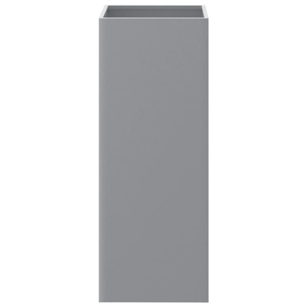 Plantenbak 32x27,5x75 cm gegalvaniseerd staal zilverkleurig 1 32 x 27.5 x 75 cm Zilvergrijs