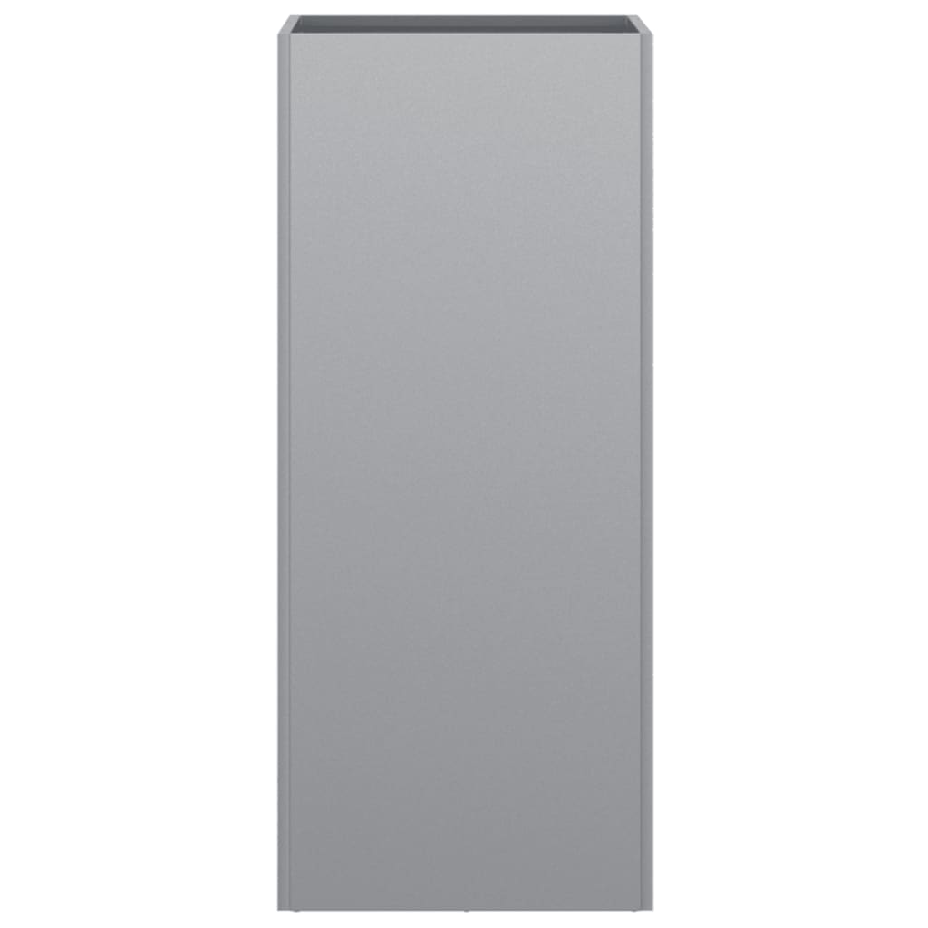 Plantenbak 32x27,5x75 cm gegalvaniseerd staal zilverkleurig 1 32 x 27.5 x 75 cm Zilvergrijs