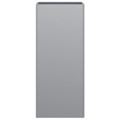 Plantenbak 32x27,5x75 cm gegalvaniseerd staal zilverkleurig 1 32 x 27.5 x 75 cm Zilvergrijs