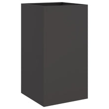 Plantenbak 42x38x75 cm koudgewalst staal zwart 1 42 x 38 x 75 cm Zwart