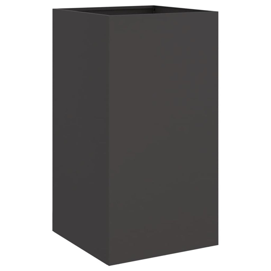Plantenbak 42x38x75 cm koudgewalst staal zwart 1 42 x 38 x 75 cm Zwart