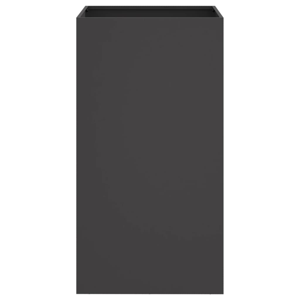Plantenbak 42x38x75 cm koudgewalst staal zwart 1 42 x 38 x 75 cm Zwart