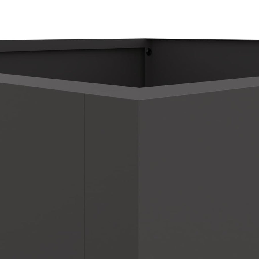 Plantenbak 42x38x75 cm koudgewalst staal zwart 1 42 x 38 x 75 cm Zwart