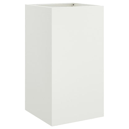 Plantenbak 42x38x75 cm koudgewalst staal wit 1 42 x 38 x 75 cm Wit