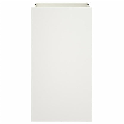 Plantenbak 42x38x75 cm koudgewalst staal wit 1 42 x 38 x 75 cm Wit