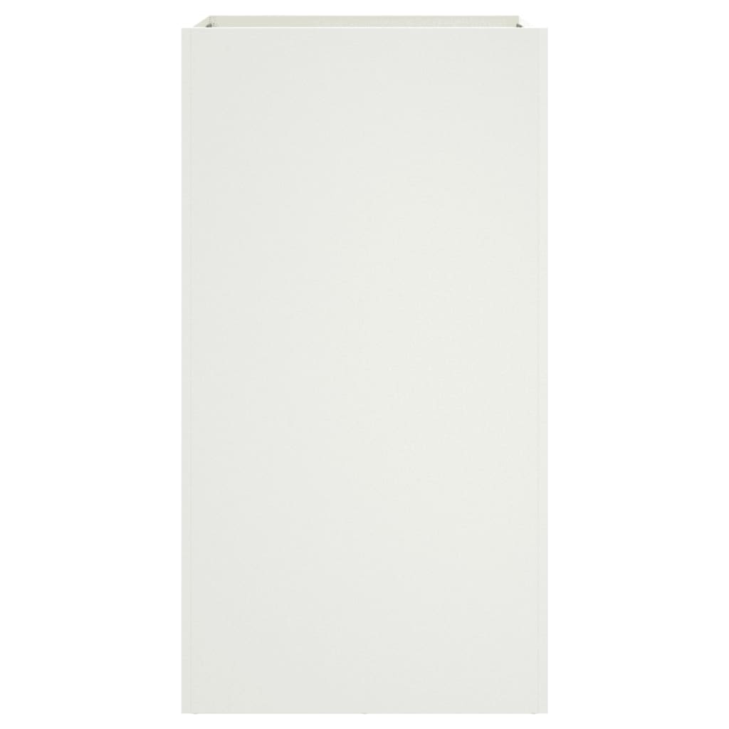 Plantenbak 42x38x75 cm koudgewalst staal wit 1 42 x 38 x 75 cm Wit