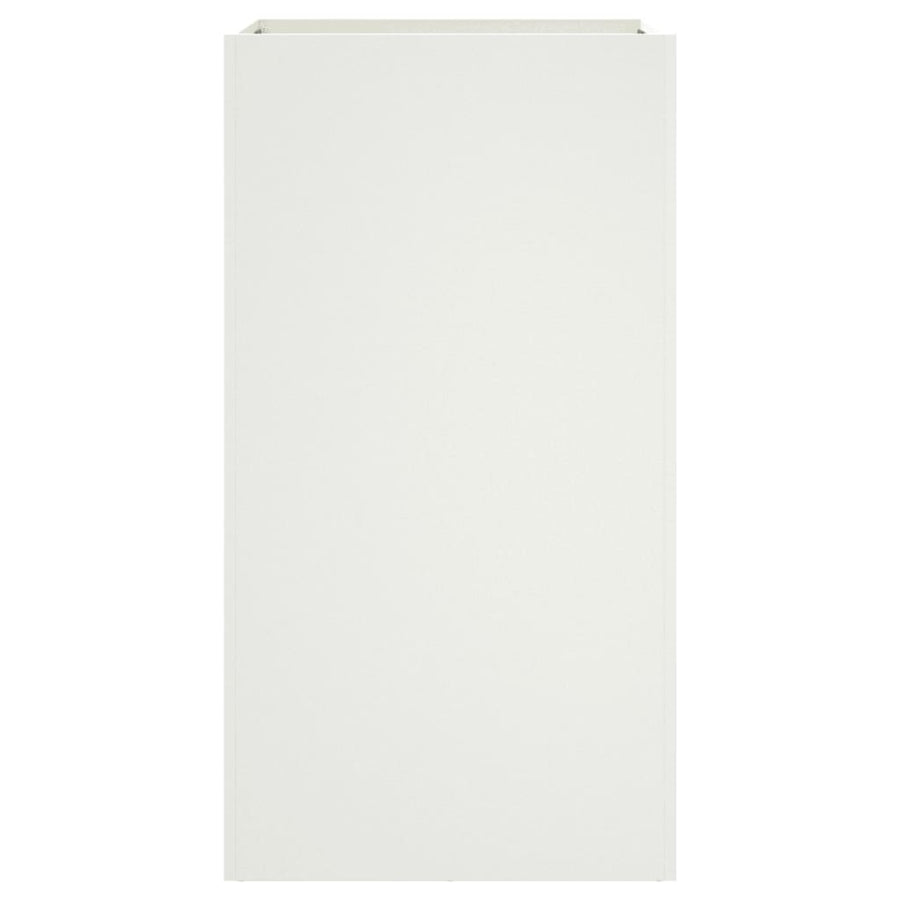 Plantenbak 42x38x75 cm koudgewalst staal wit 1 42 x 38 x 75 cm Wit