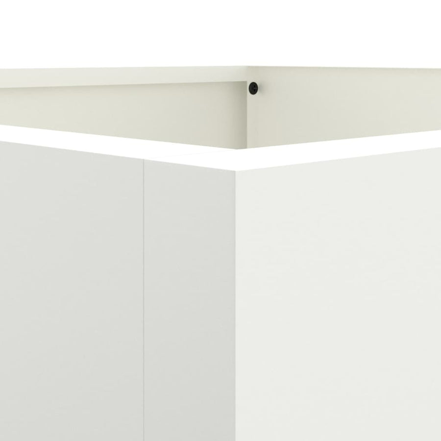 Plantenbak 42x38x75 cm koudgewalst staal wit 1 42 x 38 x 75 cm Wit